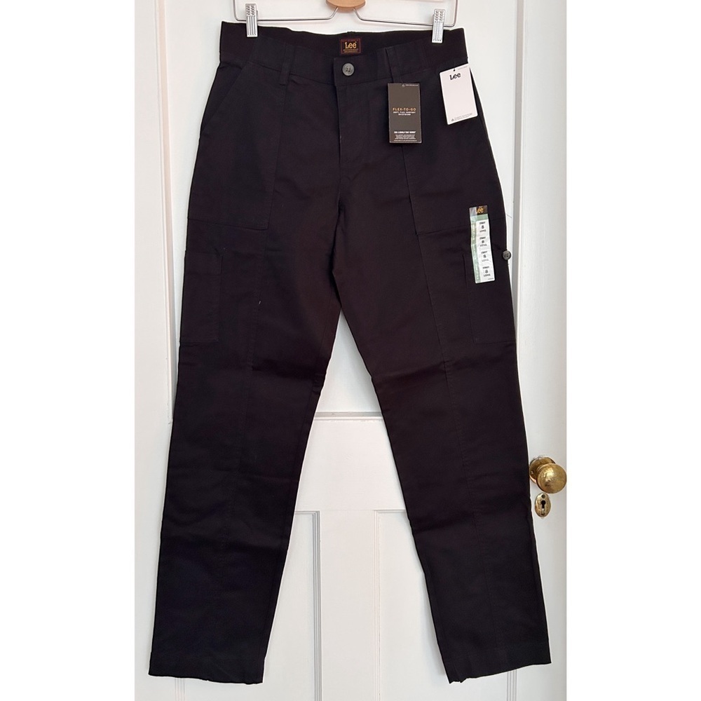 BNWT Black Lee Utility Pants Size 8 Long